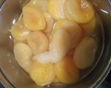 A picture of step 1 of Apricot shake.