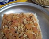 A picture of step 9 of Peri Patakha Chicken Sandwich Cake.