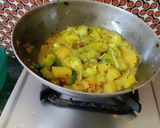 A picture of step 4 of Turai(Ridge gourd) Dry Curry.