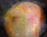 A picture of step 4 of Jollof cous cous.