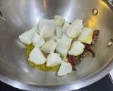 A picture of step 1 of White sesame seed Aloo.