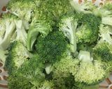 Hình bước làm 1 của món Bông cải chiên giòn