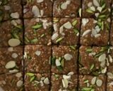 A picture of step 2 of Almond, sesame and jaggery fudge (badam gur papadi).