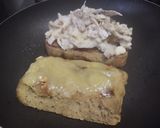 Foto del paso 5 de la receta: Sándwich🍍de pollo🧀y queso🍞🥯🍗