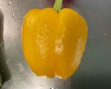 Une image de l'étape 2 de Poulet au lait de coco et poivrons.