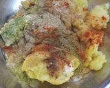 A picture of step 6 of Hara Bhara Kabab.