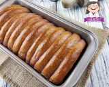 Foto langkah ke 4 dari resep Roti Sisir Ubi Ungu Vegan alaMetut 👩‍🍳.