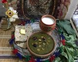 A picture of step 5 of Sarsoon ka Saag.