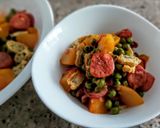 Foto del paso 7 de la receta: CHORIZO Español y Durazno🍑a la🍜Oriental...!