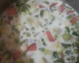 A picture of step 1 of Corn stuffed semolina balls.