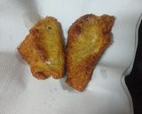 Foto del paso 5 de la receta: Merluza empanada con papas cocidas, zanahoria y huevo duro