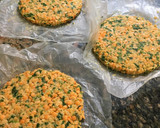 Foto del paso 4 de la receta: Medallones de lentejas turcas y espinaca, sin gluten y veganos