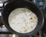 A picture of step 2 of Pastry Halwa (Bread Halwa).