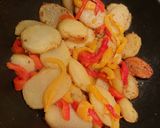 A picture of step 4 of Buttery Potatoes And Red Peppers.