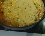 A picture of step 4 of Potato squares.