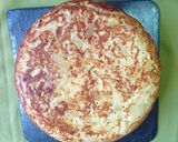 Foto del paso 5 de la receta Tortilla de patatas con calabacín y queso de cabra