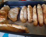Foto del paso 3 de la receta: Empanadas de pollo champiñón 💖