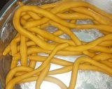 A picture of step 3 of Gatte of gram flour.