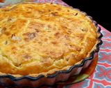 Une image de l'étape 7 de Quiche au poulet.