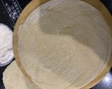 A picture of step 9 of Tawa chicken chutney roll.