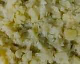 A picture of step 1 of Aloo Chop.
