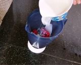 A picture of step 1 of Strawberry Milkshake.