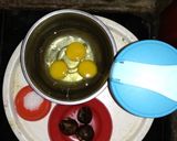 Foto langkah ke 1 dari resep Steam egg with mushroom.