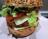 Une image de l'étape 4 de Burger boeuf pané.