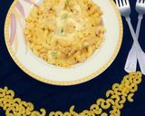 A picture of step 7 of Cheesy pasta.