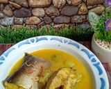 Foto langkah ke 4 dari resep Kelo Kuning ikan Patin dan Sayur labu Siam.