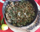 A picture of step 3 of Hara Bhara Kuchla huwa Gosht/Hyderabadi Ground Mutton Fry.