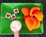 Hình bước làm 1 của món Ăn dặm - Bánh khoai lang nhân phomai rắc chia
