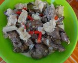 Foto langkah ke 4 dari resep Oseng Ati Ampela Tempe.