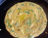 A picture of step 1 of Besan Chila Stuffed With Sprouts { Morning Breakfast }.