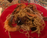 Foto del paso 9 de la receta: Pulpitos baby y Camarones en pasta Fettuccini al estilo Sonorense