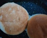 A picture of step 1 of Aloo burger.