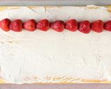 A picture of step 12 of Strawberry Swiss Roll Cake.