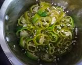 A picture of step 2 of Homemade Pickled chillies.