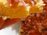 Torta salada de avena y harina.