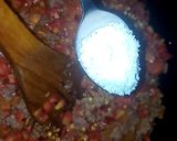 A picture of step 4 of Tomato Beef Macaroni.