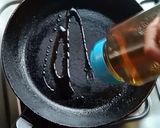 A picture of step 5 of Paneer hungcurd bullets.