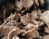 Gambar langkah 2 resipi Daging Kerbau Masak Dendeng.