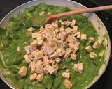 Spenótos tofu recept fázis 5 fotója