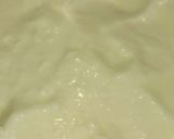A picture of step 1 of Dahi bhalle.