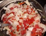 Foto del paso 4 de la receta: Bifes a la criolla, con ensalada guacamole y choclo hervido