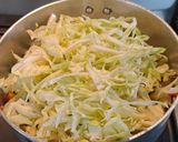 Foto del paso 1 de la receta: Tarta de jamón, queso y repollo