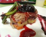 Foto del paso 4 de la receta: Corazón de ternera sobre cama de pisto de patata zanahoria y cebolla