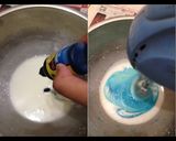 Foto langkah ke 4 dari resep Pastel Macaroons from Meringue Cookies filled Chocomaltine.