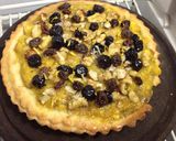 Foto del paso 4 de la receta: Tarta de mango con arándanos, pasas y frutos secos