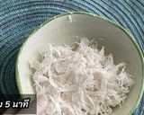 รูปขั้นตอนการทำที่ 6 ของ ขนมเปียกปูนใบเตย สูตรโบราณ
